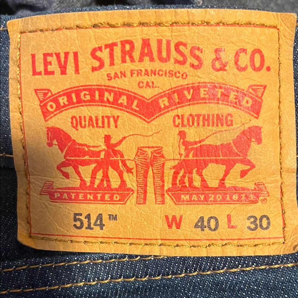 Levi's Men's Dark Blue Straight Jeans